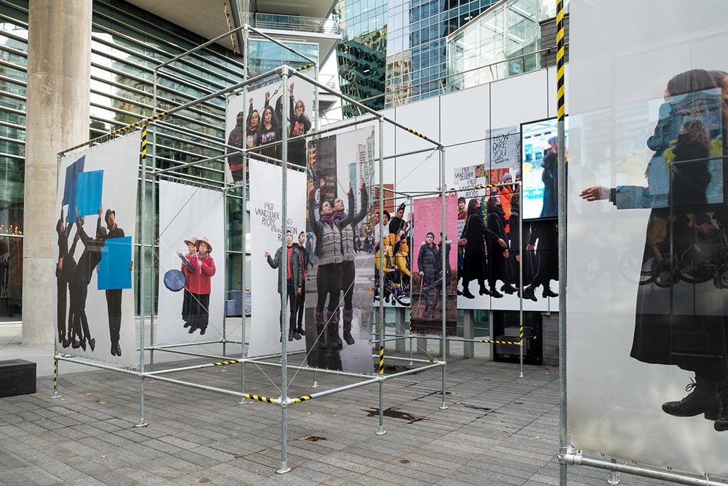 Vancouver Art Gallery Offsite Public Art Installation, photo by Michael Love, 2021