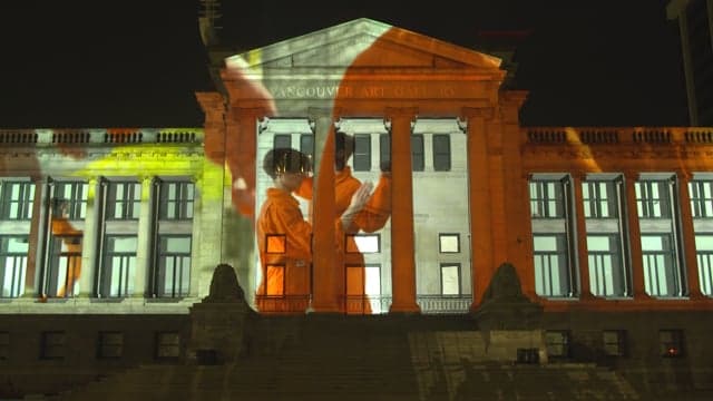 Vancouver Art Gallery Facade Fest